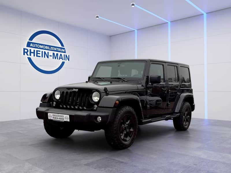 Jeep Wrangler Sahara im Studio des Automobilzentrums Rhein-Main