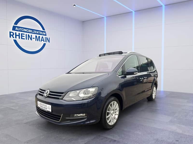 VW Sharan Highline im Studio des Automobilzentrums Rhein-Main