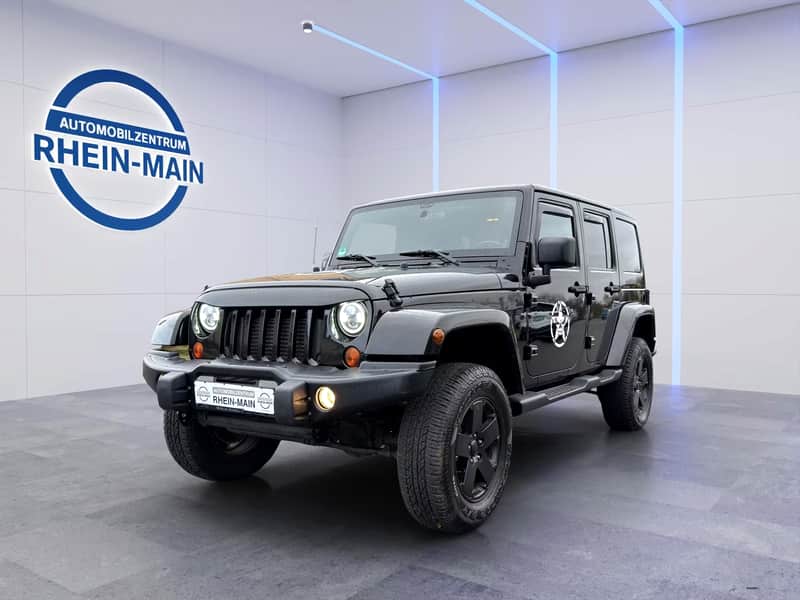 Jeep Wrangler 2.8 Black Edition im Studio des Automobilzentrums Rhein-Main
